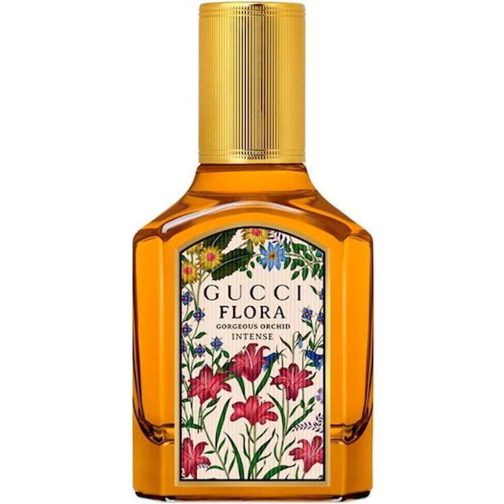Gucci Flora Eau de Parfum Spray Intense 30 ml Damen, blumig-gourmande Duftkomposition mit Vanille-Orchidee und dunklem Kakao