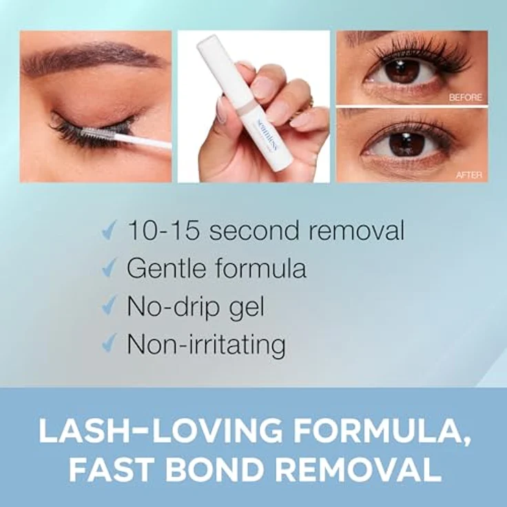 ARDELL Nahtloser Wimpern-Entferner, sanfter Wimpernverlängerungsentferner mit Bürstenapplikator, 0,18 oz flüssig – Bild 4