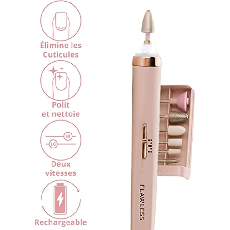 Flawless Nagelpflegegerät, elektrische Nagelfeile für Maniküre und Pediküre – Bild 4