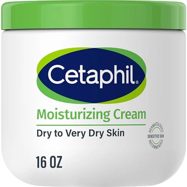 Cetaphil Feuchtigkeitscreme für Trockene Haut, Komplexe Epidermale Erneuerung, Frei von Parabenen, 453 g