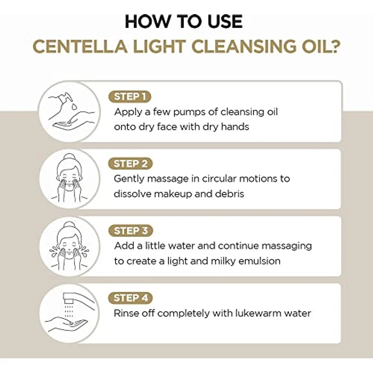 SKIN1004 Madagascar Centella Light Cleansing Oil, Gesichtsreinigung mit beruhigender Wirkung für empfindliche Haut, 200 ml – Bild 7