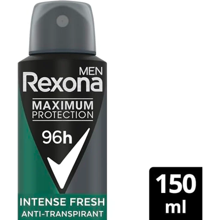 Rexona Men Maximum Protection Deospray Intense Fresh, 150 ml, 96 Stunden Schutz vor Schweiß und Körpergeruch – Bild 3