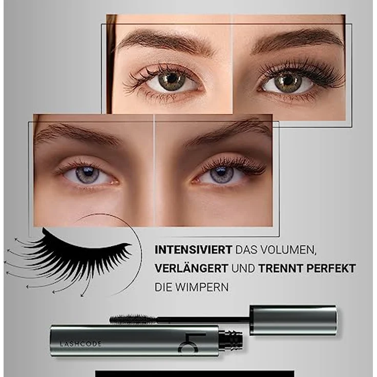 Lashcode Mascara Black 10 ml – Bild 2