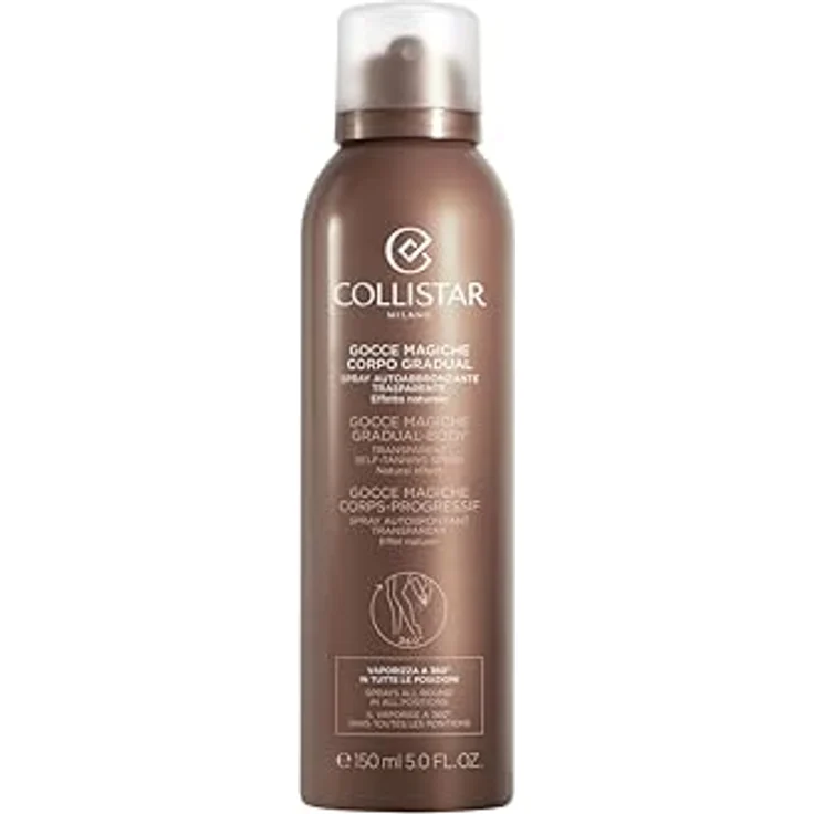 Collistar Magische Tropfen Gradual, 360° Selbstbräunungsspray, goldfarben, leichte Textur, schnelle Absorption, natürliche Bräunung, 150 ml – Bild 1