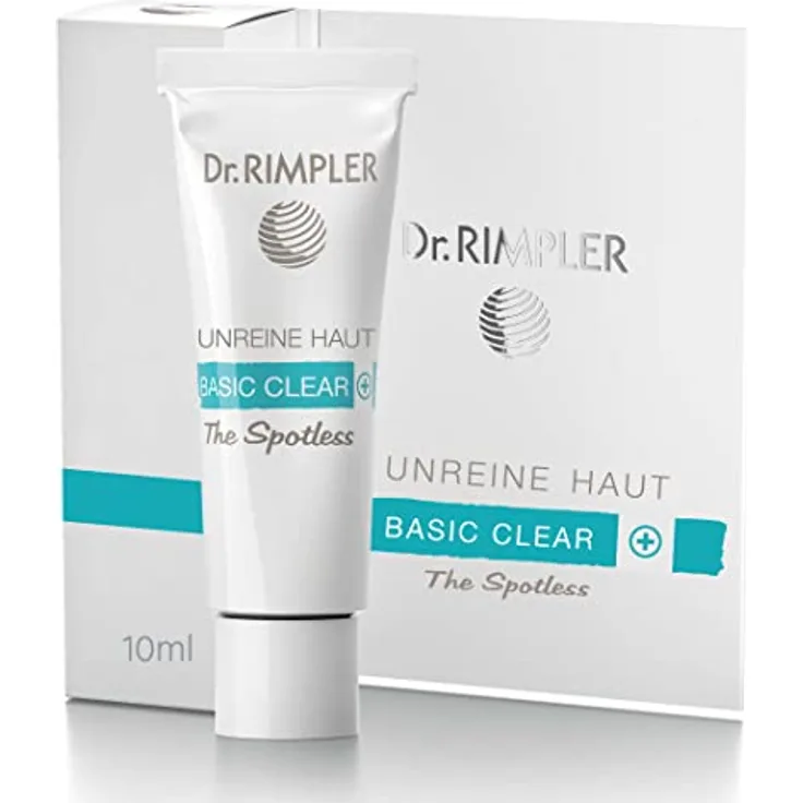 Dr. RIMPLER BASIC CLEAR+ The Spotless, Gesichtscreme mit Zinkoxid zur lokalen Anwendung bei Entzündungen, 10 ml