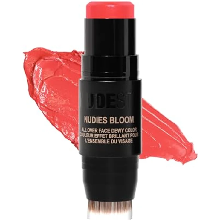 Nudestix NUDIESOOM Blush, cremiger Rouge & Bronzer in der Farbe Poppy Girl, 7 g – Bild 1