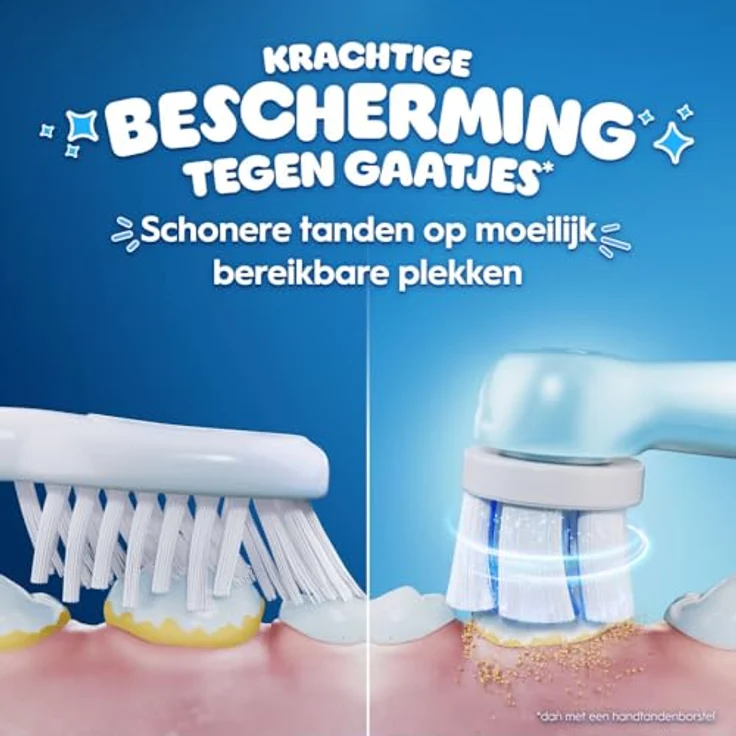 Oral-B iO 6+ Kids, Elektrische Zahnbürste mit drei Putzmodi, Disney Stitch Design, 2-Minuten-Musik-Timer – Bild 2