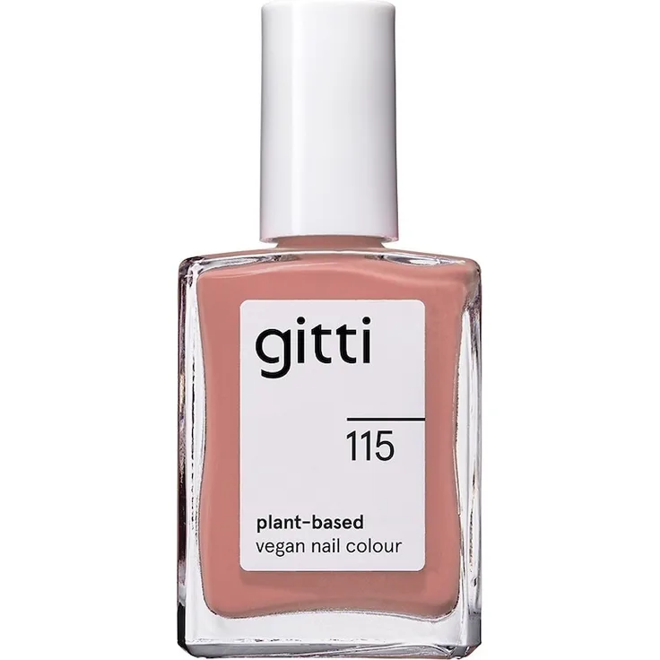 gitti no. 115 Nagellack, 15 ml Sandiges Koralle, pflanzenbasiert und vegan