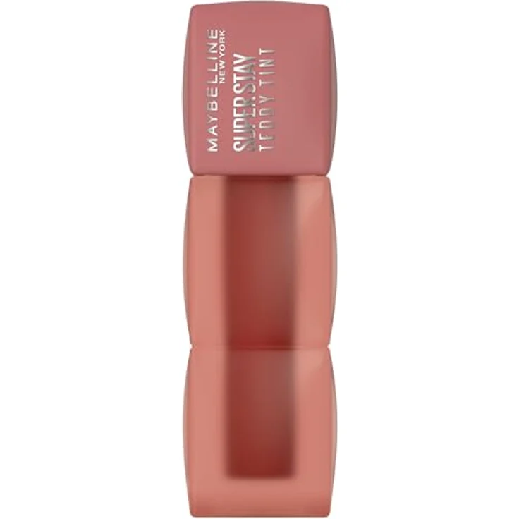 Maybelline New York Superstay Teddy Tint Lippenstift 100 Kitten Heel, soft-matte Formel mit langanhaltender Wirkung und ohne Abfärben – Bild 1