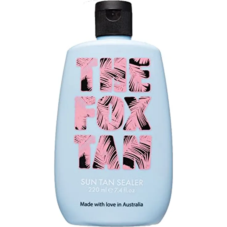 The Fox Tan - Sun Tan Sealer - After Sun für Körper und Gesicht, feuchtigkeitsspendende Lotion für lang anhaltende Bräune, mit Aloe Vera und Beta-Carotin, 220 ml