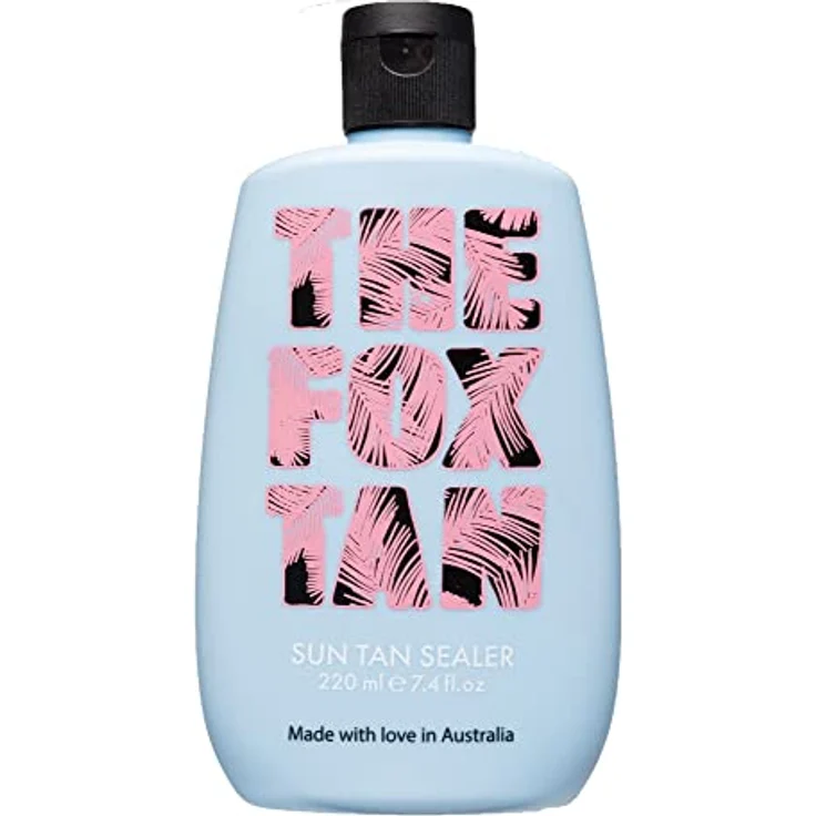 The Fox Tan - Sun Tan Sealer - After Sun für Körper und Gesicht, feuchtigkeitsspendende Lotion für lang anhaltende Bräune, mit Aloe Vera und Beta-Carotin, 220 ml – Bild 1