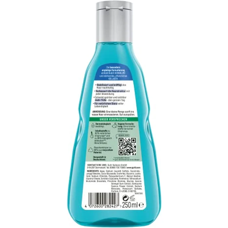 Guhl Langzeit Volumen Shampoo - Inhalt: 250 ml - Volumen und Fülle für feines Haar – Bild 2