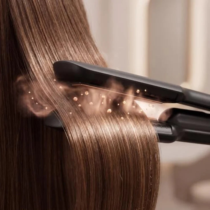 Princess Air Straightener Pro, Warmluft-Glättebürste mit 500 W BLDC-Motor, Temperatur von 25-200 °C, Keramikbeschichtung, Ionentechnologie, 2 Geschwindigkeiten – Bild 4