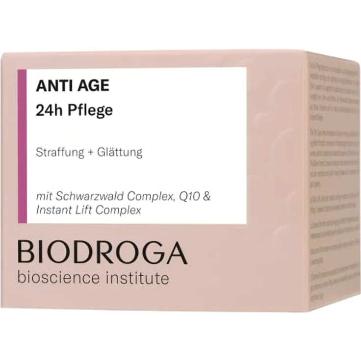 Biodroga Anti Aging 24h Gesichtscreme 50 ml – straffende Anti Falten Gesichtspflege Tagescreme Nachtcreme Vegan Bioscience Institut – Bild 2