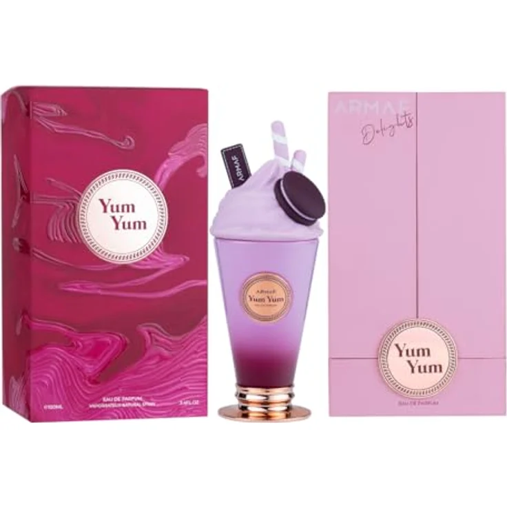Armaf Perfumes Delights Yum Yum Eau de Parfum 100 ml Pink, Fruchtiger Floral Gourmand Duft für Damen – Bild 3