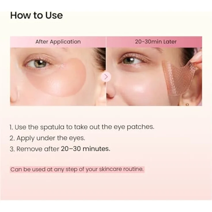 Biodance Collagen Peptide Eye Patches, 85 g, straffende Gelpolster gegen Falten, Schwellungen und Augenringe – Bild 7