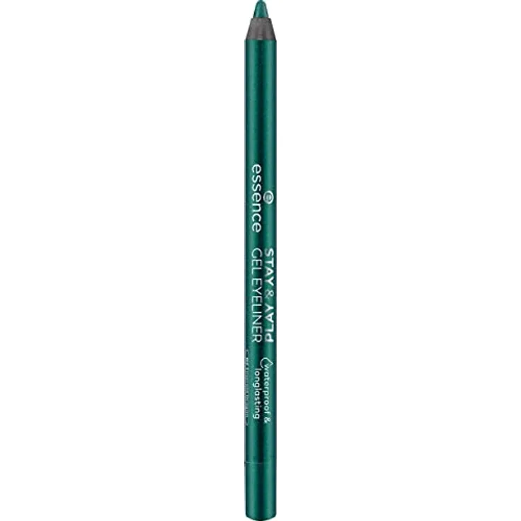 essence STAY & PLAY GEL EYELINER, Nr. 07, Grün, langanhaltend, hochpigmentiert, vegan, wasserfest, ohne Mikroplastikpartikel, Nanopartikel frei, 1er Pack (1.3g)
