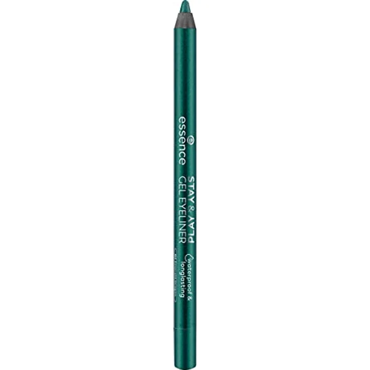 essence STAY & PLAY GEL EYELINER, Nr. 07, Grün, langanhaltend, hochpigmentiert, vegan, wasserfest, ohne Mikroplastikpartikel, Nanopartikel frei, 1er Pack (1.3g) – Bild 1