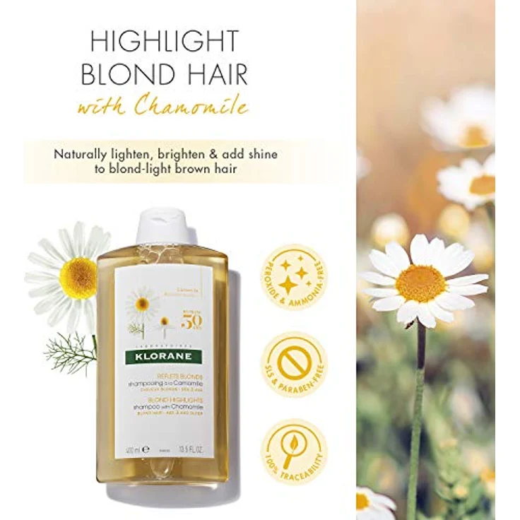 Klorane gold-Reflex-Shampoo 400 ml – Bild 4