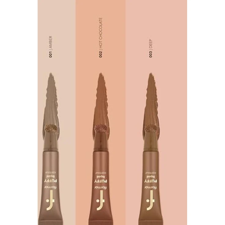 Flormar Rouge & Bronzer Puffy Liquid Contour, 12 ml - Leichte Textur mit integriertem Schwamm-Applikator für individuelles Contouring und natürliches Finish – Bild 6