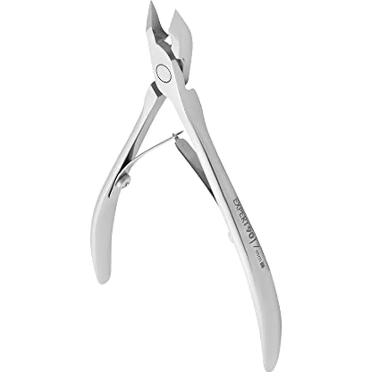 Staleks Nagelhautzange Expert 90, Professionelle Nagelpflege mit 7 mm Edelstahlklinge und ergonomischem Griff
