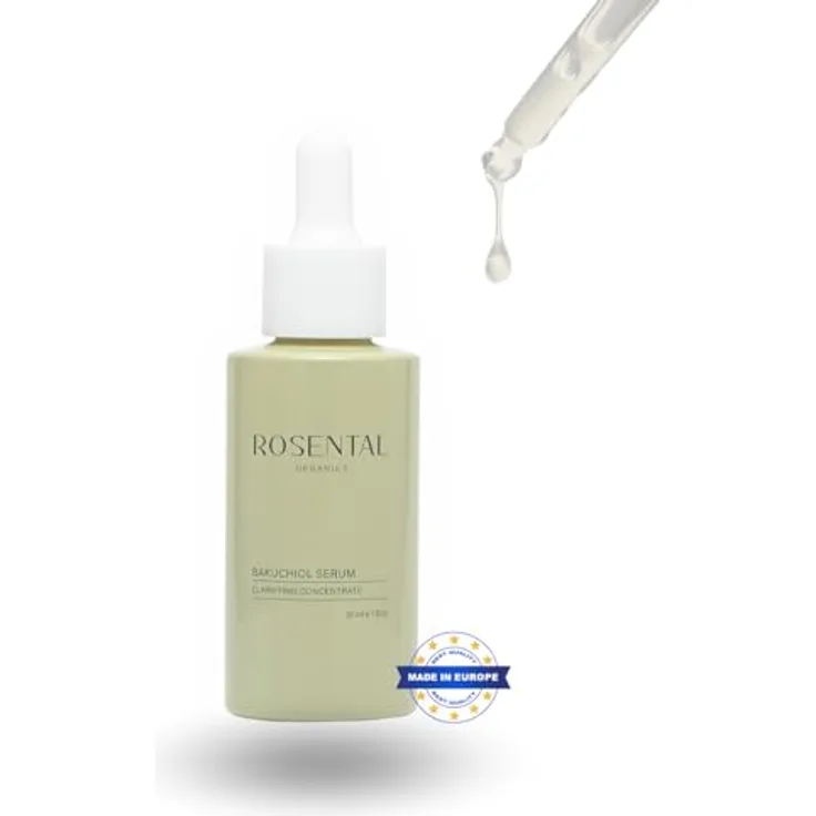 Rosental Organics Bakuchiol Serum (30ml) - Gesichtspflege gegen Unreinheiten & Akne - Anti-Aging - 100% Vegan & Naturkosmetik - Made in Österreich