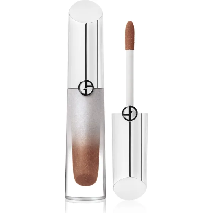 Armani Prisma Glass Icy Plumper Lipgloss, Volumensteigernder Lipgloss in Farbton 36 Iced Latte, 3.5 ml