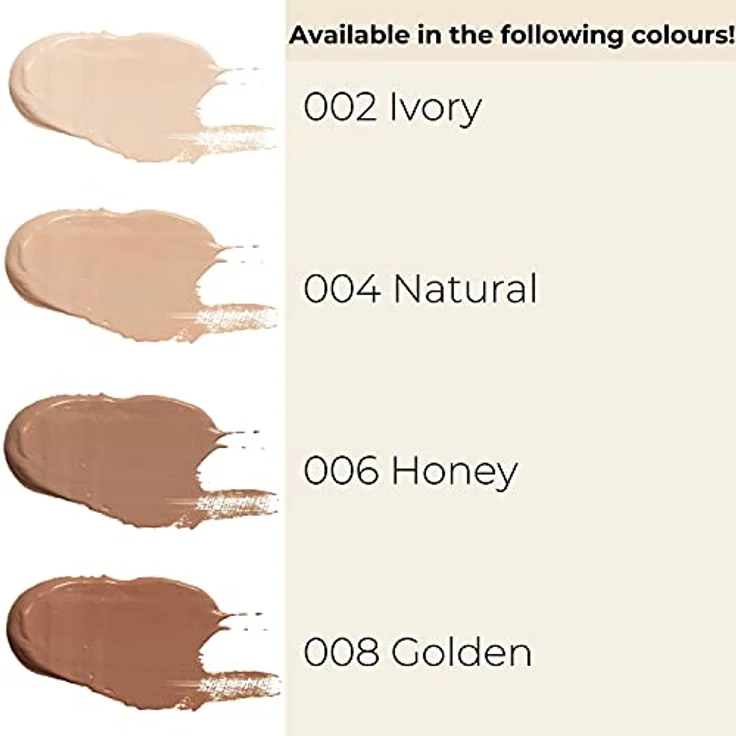 GOSH Dextreme Full Coverage Foundation 30ml, feuchtigkeitsspendendes, veganes Make-up mit hoher Deckkraft für makellosen Teint, 004 Natural – Bild 3