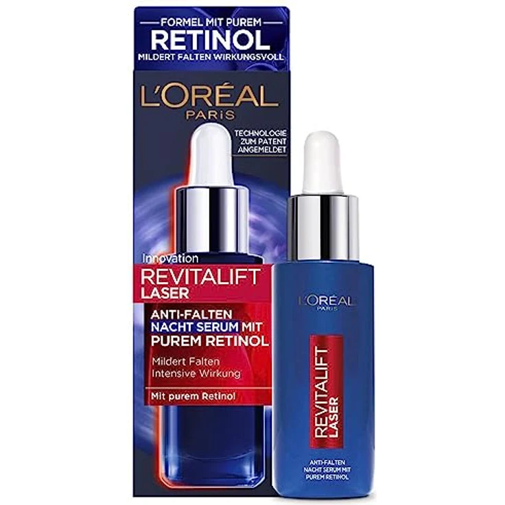 L'Oréal Paris Revitalift Revitalift Laser Retinol Serum Anti-Aging Gesichtsserum 30 ml mit hautverjüngernder Wirkung – Bild 1