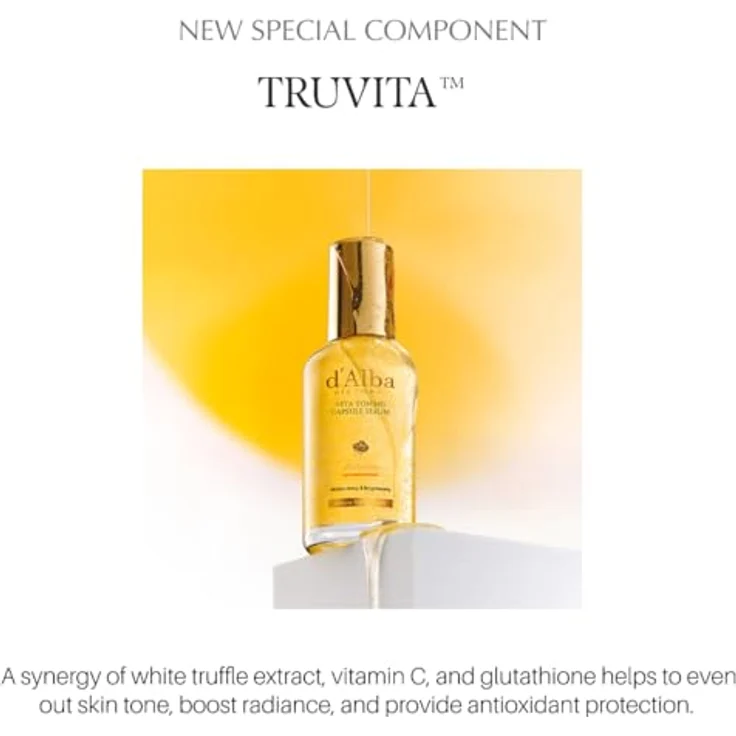 d'Alba Vita Toning Capsule Serum, aufhellendes Gesichtsserum gegen Pigmentflecken, 100 ml – Bild 4