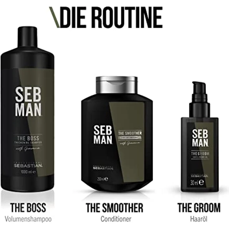 Seb Man The Boss Thickening Shampoo 1000 ml – Bild 5