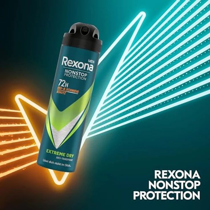Rexona Men Nonstop Protection Extreme Dry Deospray, 72h Anti-Transpirant, 6x 150ml, maskulin-frischer Duft – Bild 5