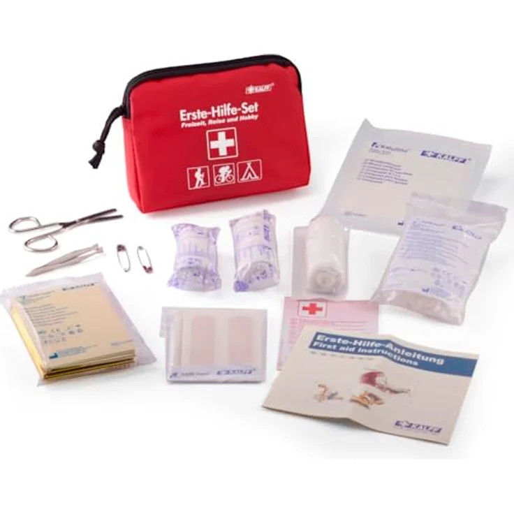Hama Erste-Hilfe-Set 12-teilig, kompakt in Softtasche, FSC-zertifiziert, ideal für Freizeit und Reise – Bild 4