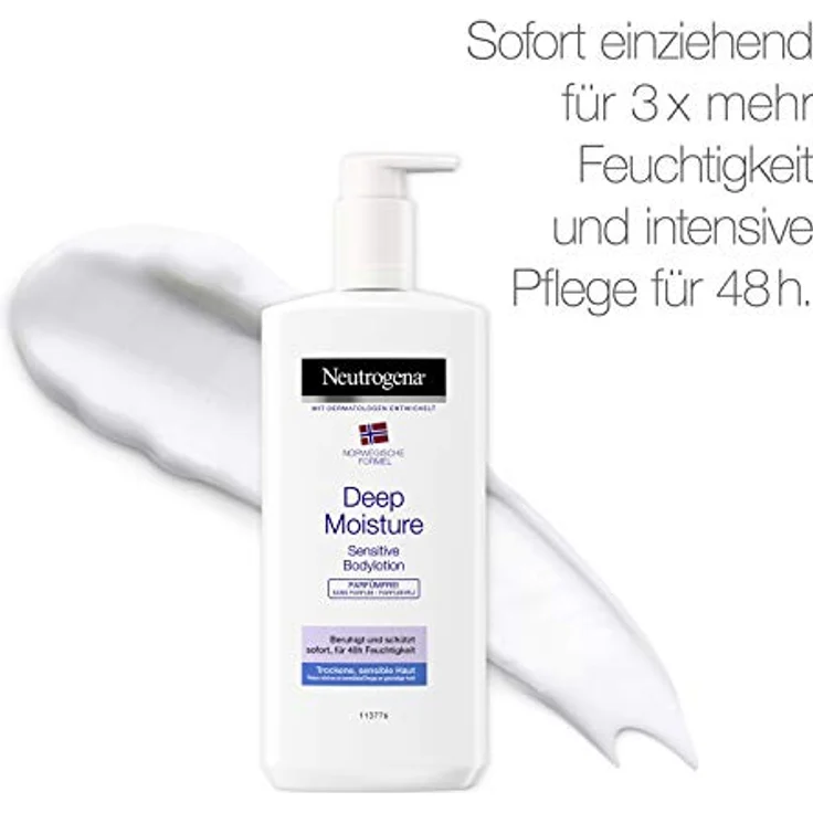 Neutrogena Norweg.F Deep Moisture Bodylotion Sens. 400 ml  – Bild 2