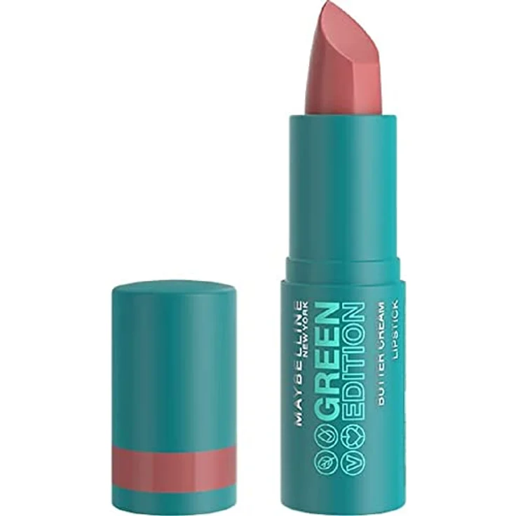 Maybelline New York Green Edition Buttercream Lipstick 015 Windy, 3,4 g – Bild 1