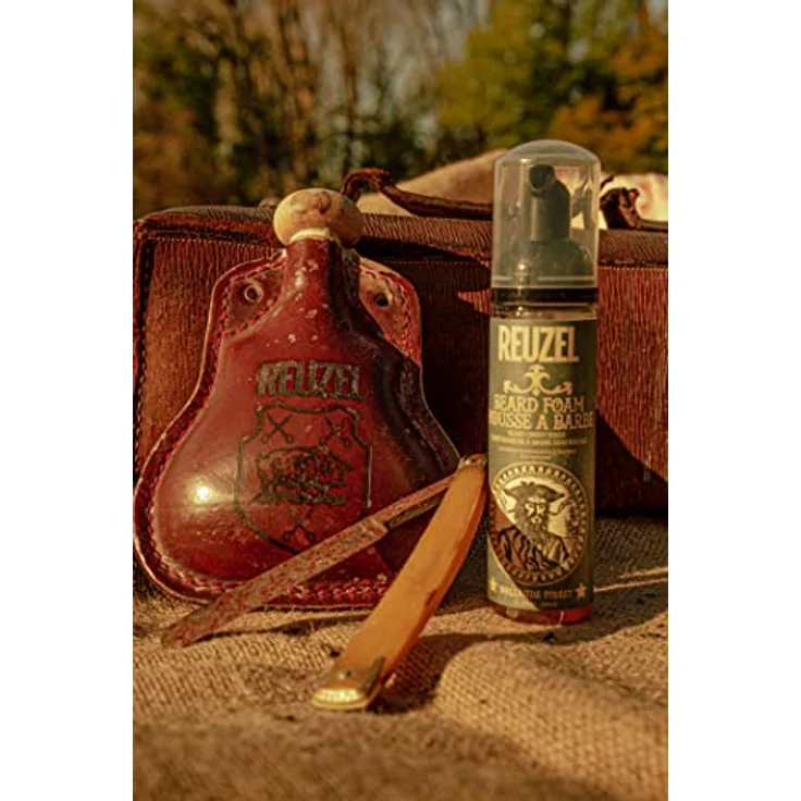 Reuzel Beard Foam Bartpflege, Bartshampoo für alle Hauttypen geeignet 70 ml, flüssige Textur, für alle Hauttypen, pflegend – Bild 3