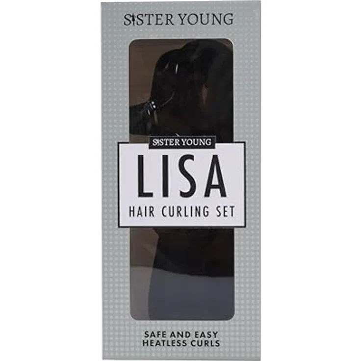Sister Young LISA Set zum Aufwickeln der Haare, 4 St., Haargummis für Damen, schwarz – Bild 2