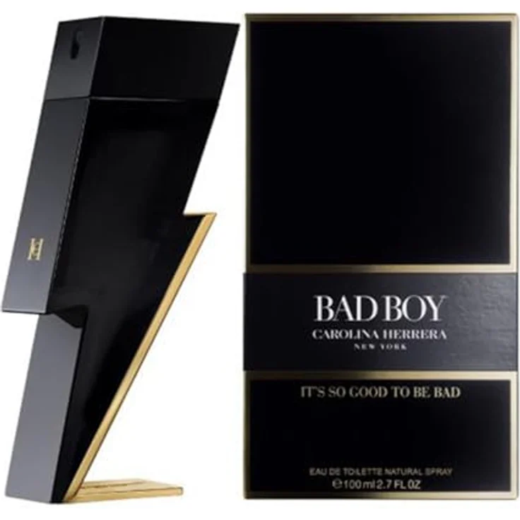 Carolina Herrera HERRERA BAD BOY EDT SPRAY 100ML, Frischer Start mit weißem und schwarzem Pfeffer, verdeutlicht durch Bergamotte, Zedernholz und Salbei in der Herznote, langanhaltender Abschluss mit Tonkabohne, Kakao und Amberholz.