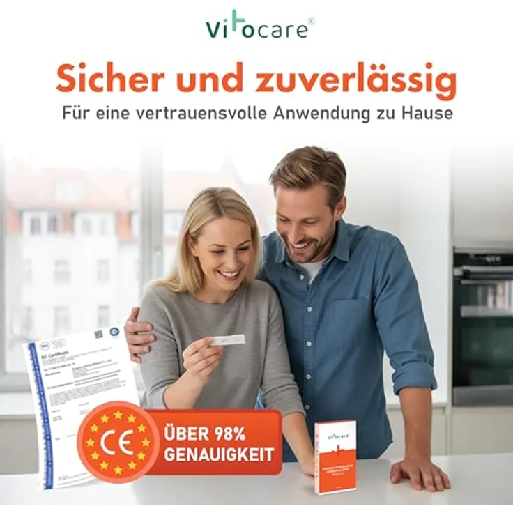 Vitocare TSH-Test 2er-Set, Schilddrüsen-Vorsorge Selbsttest für Zuhause mit schnellen Ergebnissen in 10 Minuten – Bild 6