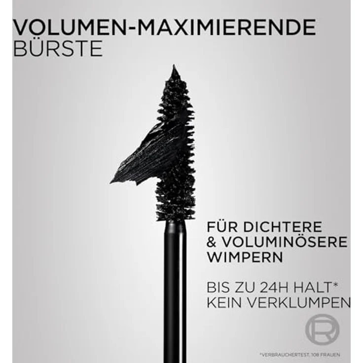 L'Oréal Paris x Mugler Limited Edition Augmented Volume Mascara, Volumen-maximierende Mascara für 24H Halt, 9,6g – Bild 5