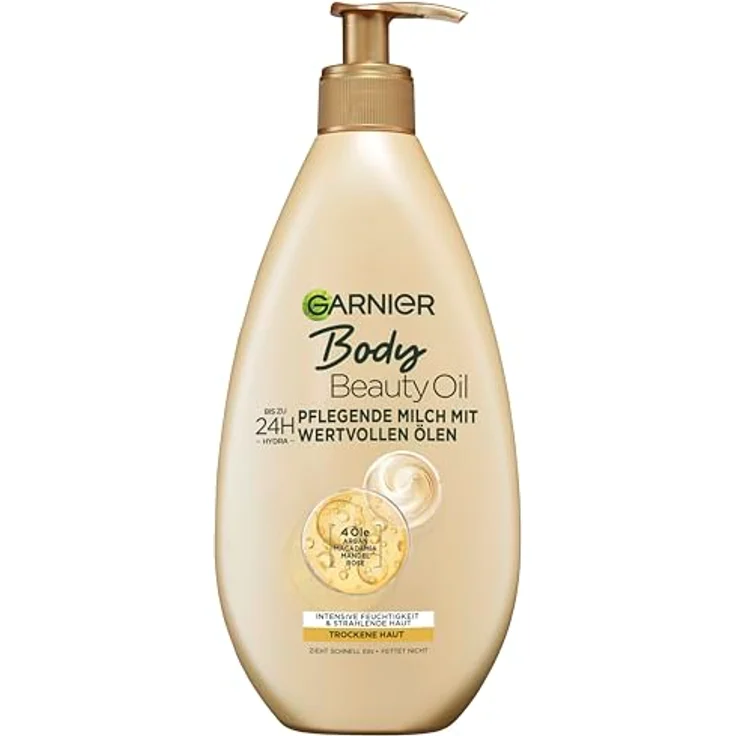 Garnier Oil Beauty Nährende Öl-Milch Bodylotion 400 ml – Bild 2