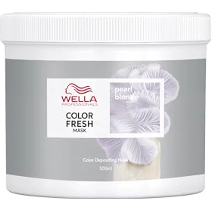 Wella Professionals Color Fresh Mask Pearl Blonde – Haarkur zum Beleben und Verändern der Haarfarbe – pflegende Tönung mit Avocadoöl – für helles und aufgehelltes Haar – 500 ml – Bild 1