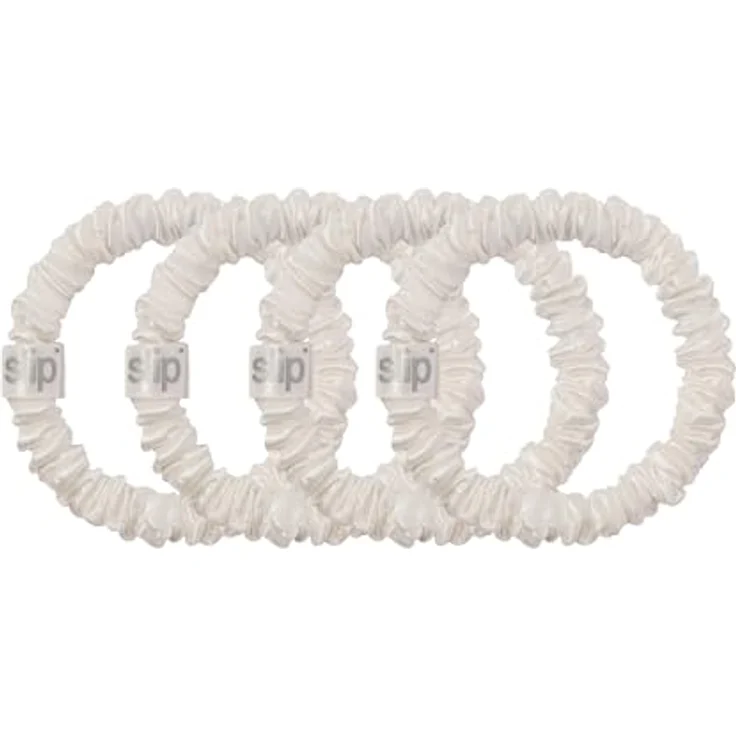slip Hair Care Skinny Scrunchies, 4er Pack aus 100% Seide für haarschonendes Styling – Bild 2