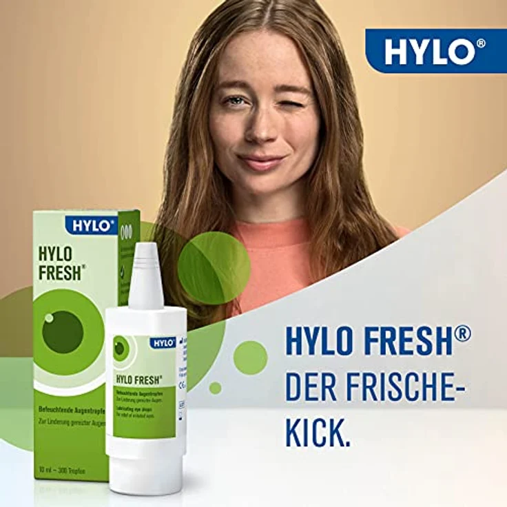 HYLO FRESH Augentropfen bei trockenen Augen mit Hyaluronsäure und Euphrasia Urtinktur, 10 ml – Bild 2