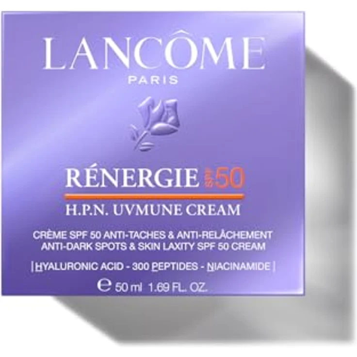 Lancôme Rénergie H.P.N. UVMUNE Cream SPF50, 50 ml, Anti-Aging Gesichtscreme mit hohem UV-Schutz und 300 Peptiden – Bild 2