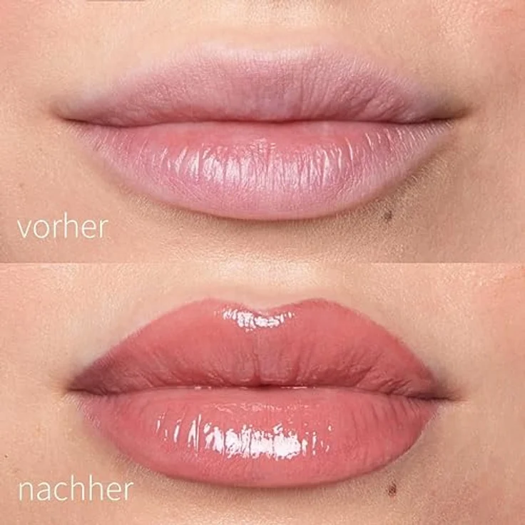Fleeky Plumpy Lipgloss, Rose Nude, 5 ml, Volumen- und Glanz-Optimierer für geschmeidige Lippen – Bild 6