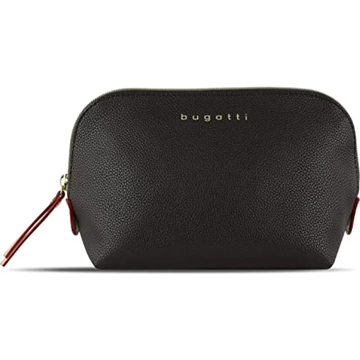 bugatti Ella Kulturbeutel, Kosmetiktasche, Toiletry Bag, Waschtasche, Waschbeutel, Toilettentasche in braun