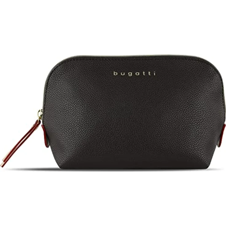 bugatti Ella Kulturbeutel, Kosmetiktasche, Toiletry Bag, Waschtasche, Waschbeutel, Toilettentasche in braun – Bild 1
