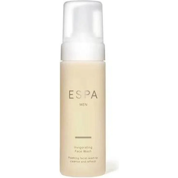 ESPA Invigorating Gesichtswäsche, 150 ml Reinigungsschaum für Männer, revitalisierende Gesichtsreinigung