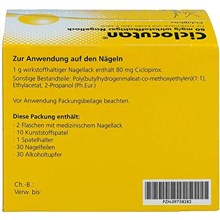 CICLOCUTAN 80 mg/g wirkstoffhaltiger Nagellack 6 g – Bild 4